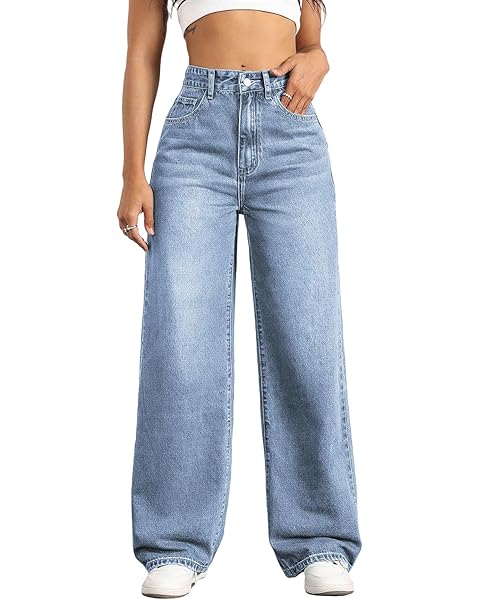 Women's High Waisted Jeans for Women Ripped Skinny Stretch Jeans Distressed Butt Lifting Denim Pants